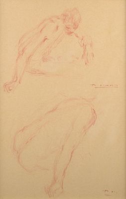 Raymond HUART (1934-2018) Études de personnages