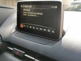 a car dashboard with a gps device in it