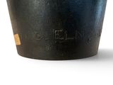an image of a black pot on a white background