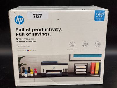 a box with a printer on it on a table