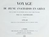 an old book with a black and white title on it