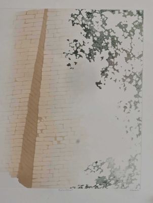 a picture of a picture of a brick wall