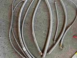 a bunch of wires that are laying on the ground