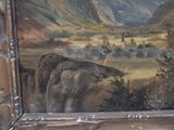 a picture of a painting on the wall of a building