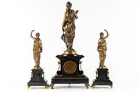 Ensemble de cheminée en trois pièces, « Amphitrite », compos… (photo 5)