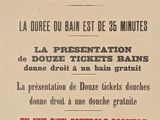 affiche française représentant une gare avec un train sur les voies
