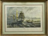 an image of a painting of a ship in the ocean