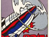 an image of a painting of a jet flying through the air
