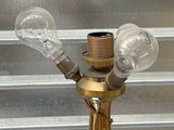 a light that is on top of a lamp post