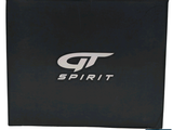 a black box that has a logo on it