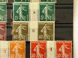 a picture of a collection of postage stamps on display