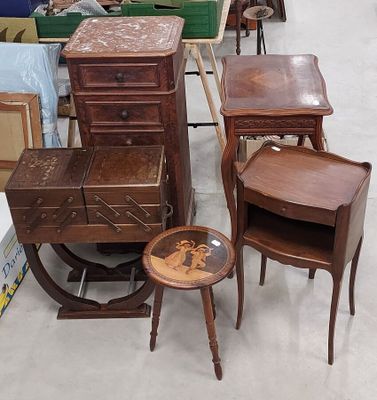 many pieces of furniture that are on display in a store