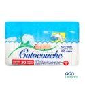lingettes pour bébé Cotroache au coton
