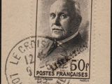 an old stamp with a picture of a man on it