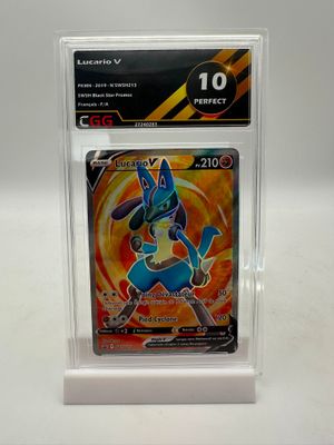 un gros plan d'une carte Pokémon dans un étui en plastique transparent