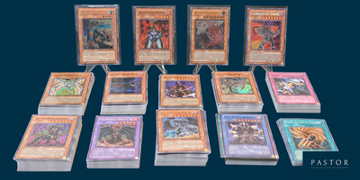 a lot of cards that are sitting on a table
