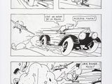 an image of a comic strip with a cartoon of a man driving a car and another man on a motorcycle