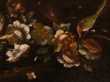 a painting of a bunch of flowers on a table