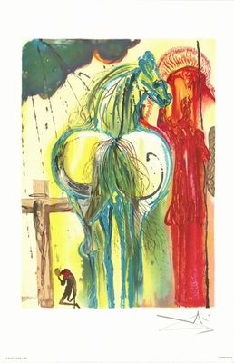 Salvador DALI (1904-1989) - Le Centurion, Lithographie en co…