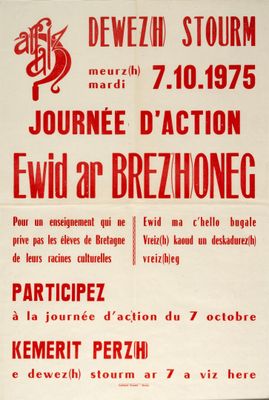 an old poster advertising a concert in the french language