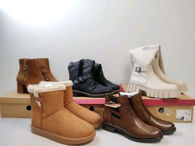 Lot de 5 paires de chaussures de marques MYBOTEGA, MERRY SCOTT, ATELIE - Photo 1