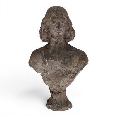 an image of a bust of a woman on a white background