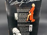 the back of a box with a picture of marilyn monroe on it