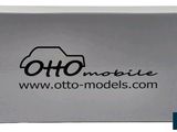 a white box with the logo of a car on it