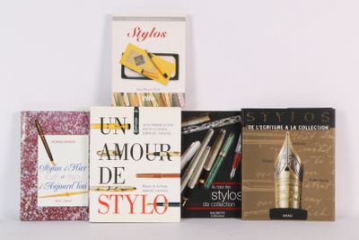 Documentation : Lot de 5 ouvrages sur les stylos. Au cœur de…