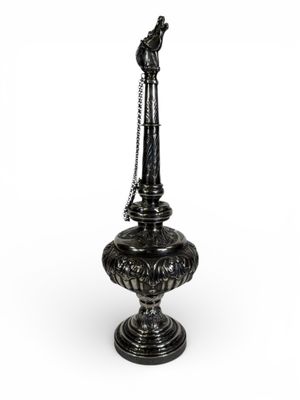 Aspersoir en argent 950 millièmes de forme balustre à décor … - Photo 1