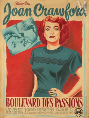jean crawford - boulevard des passions - 11 x 17 movie poster - french style a