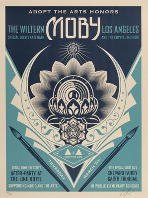 a poster advertising the concert for the new york theatre in los