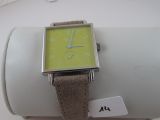 a watch that is sitting on top of a display case