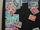 a book with a bunch of stamps on it