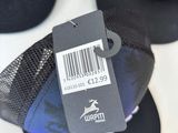 two hats with a price tag on them sitting on a table