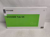 a close up of a box on a white surface with a green border