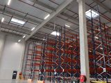a large warehouse filled with lots of scaffolding