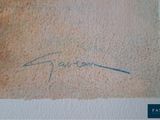 an image of a painting of a person with a name on it