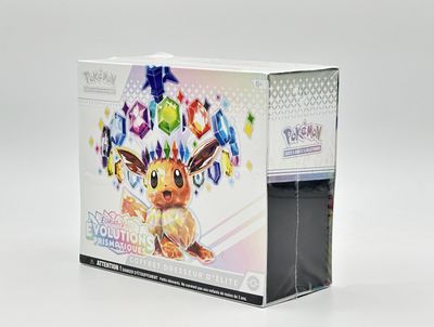the box for the pokemon trading card game has a picture of a pikachu on it