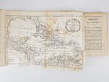 an old map of the west and central america with a map of the west and central america