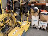 a lot of different types of equipment in a warehouse