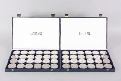 Deux coffrets "Trésor du Patrimoine" : un coffret contenant …