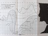 a book with a map of the land and a map of the ocean