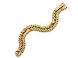 une image d'un bracelet en or sur fond blanc