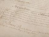 the declaration of the united states of america is displayed on a piece of paper