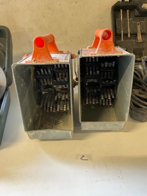 two boxes that are sitting next to each other on a table