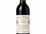 red wine bottle of chateau chevalle grand cru grand cru