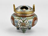 chinese cloissanted cloissanted cloissanted vase with stand