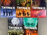 four books on the cover of a series of movies