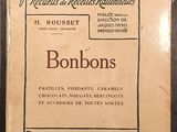 an old book with a picture of a bunch of bonsons on it